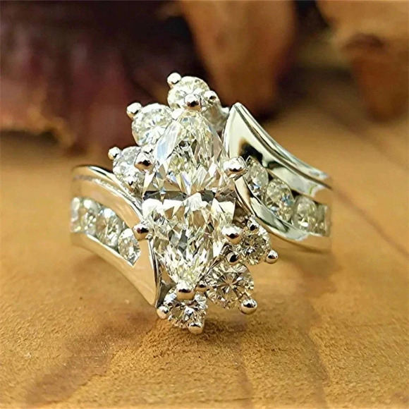 🔥 Fancy New Arrival Elegant CZ Women Accessories Ring, GPMB1524 - Picture 1 of 5